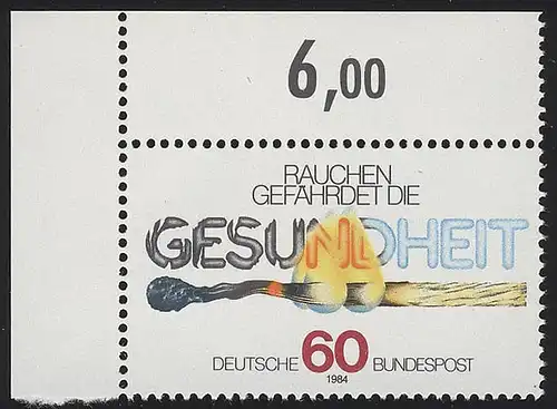 1232 Anti-Raucher-Kampagne ** Ecke o.l.