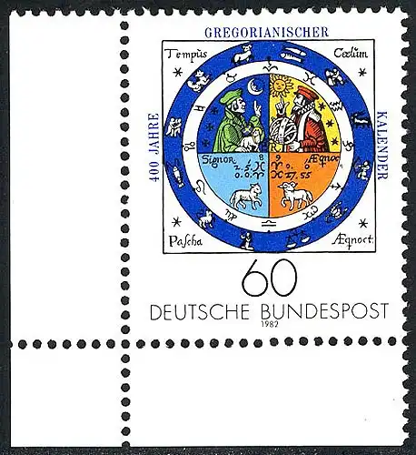 1155 Gregorianischer Kalender ** Ecke u.l.