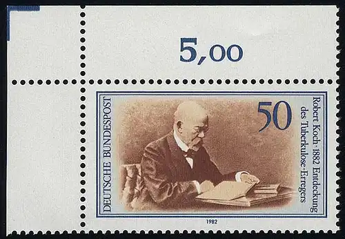 1122 Robert Koch Tubran-Emberger ** Coin o.l.