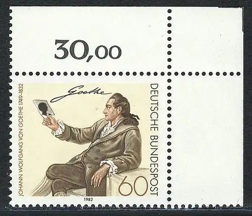 1121 Johann Wolfgang von Goethe ** Coin o.r.