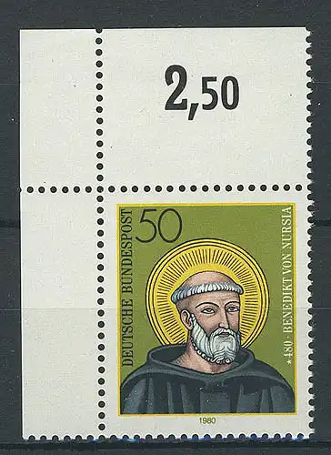1055 Benedikt von Nursia ** Ecke o.l.