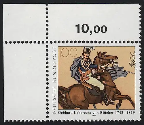 1641 Prince Blücher de l'élection ** coin o.l.