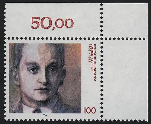 1643 Jochen Klepper ** Ecke o.r.