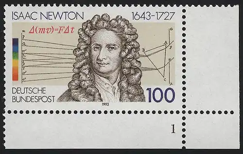 1646 Sir Isaac Newton ** FN1