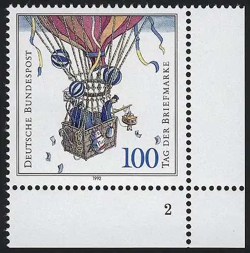 1638 Jour du timbre 100 Pf ** FN2