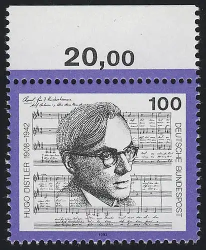 1637 Hugo Distler ** Oberrand