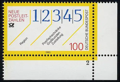 1659 Nouveaux codes postaux ** FN2
