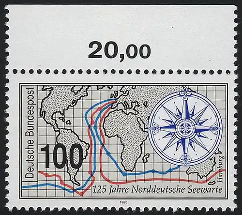 1647 Norddeutsche Seewarte ** Oberrand