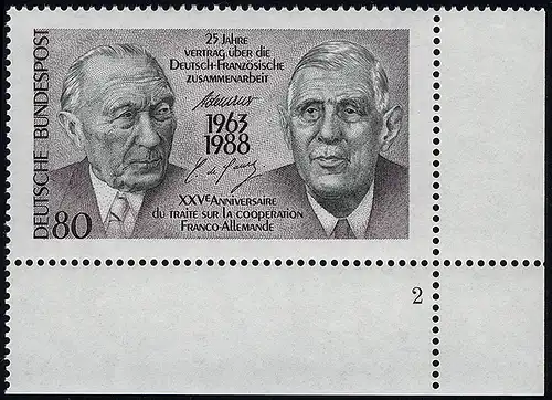 1351 Deutsch-französische Zusammenarbeit ** FN2