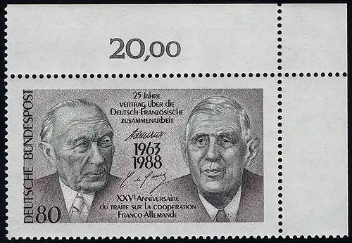 1351 Deutsch-französische Zusammenarbeit ** Ecke o.r.