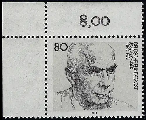 1350 Jakob Kaiser ** Ecke o.l.