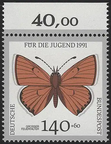 1519 Jeunes papillons 140+60 Pf ** Oberrand