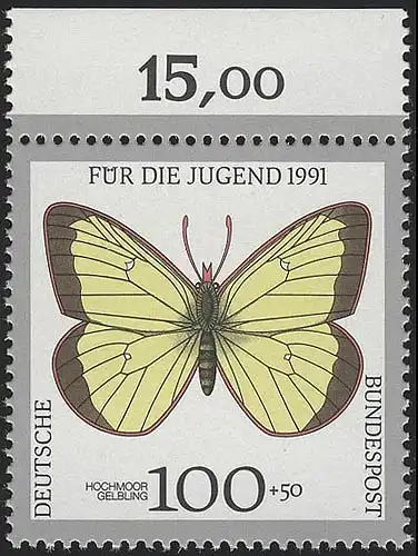 1518 Jeunes papillons 100+50 Pf ** Oberrand