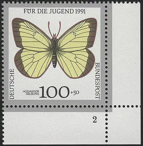 1518 Jeunes papillons 100+50 Pf ** FN2