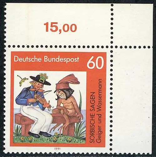 1576 Sorbische Sagen 60 Pf ** Ecke o.r.