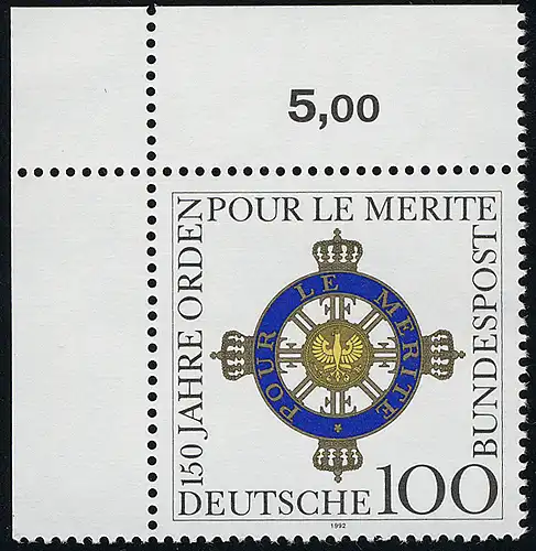 1613 Pour le mérite ** Ecke o.l.