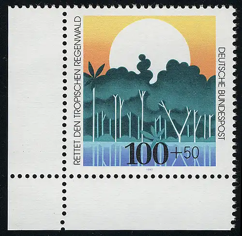 1615 Protection de l'environnement Forêt tropicale ** Coin et l.