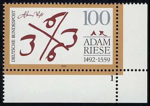 1612 Adam Riese ** FN1