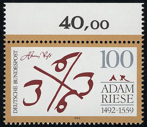 1612 Adam Riese ** Oberrand