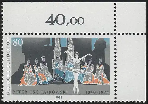 1702 Peter Ilyitch Tchaïkovski ** Coin o.r.