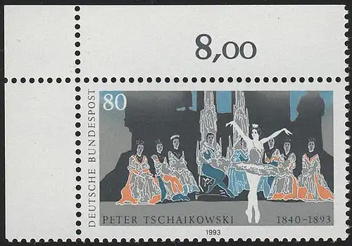 1702 Peter Ilyitch Tchaïkovski ** Coin o.l.