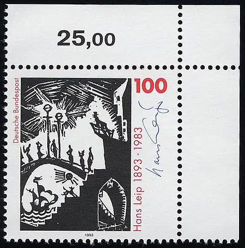 1694 Hans Leip ** Ecke o.r.