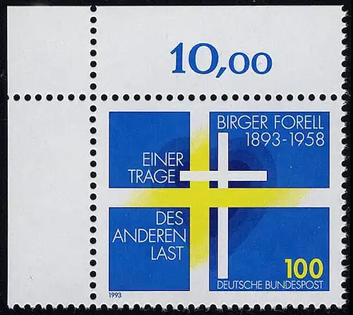 1693 Birger Forell ** Ecke o.l.