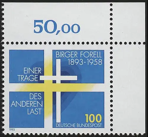 1693 Birger Forell ** Ecke o.r.