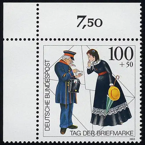 1692 Jour du timbre ** Coin o.l.