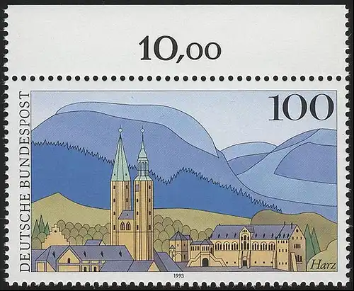 1685 Harz Goslar 100 Pf ** Oberrand