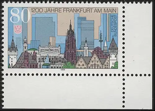 1721 Frankfurt ** Ecke u.r.