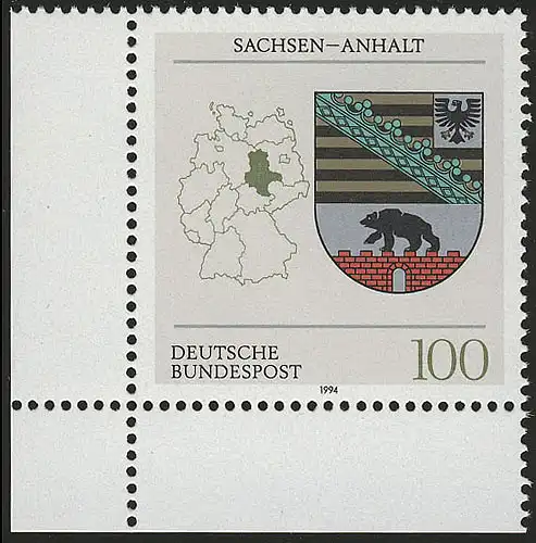 1714 Sachsen-Anhalt ** Coin et l.