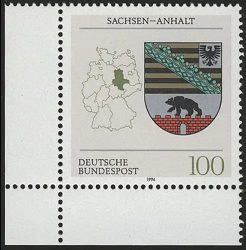 1714 Sachsen-Anhalt ** Ecke u.l.