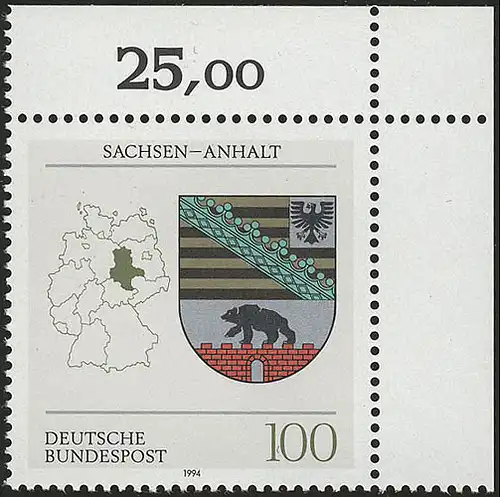 1714 Sachsen-Anhalt ** Ecke o.r.