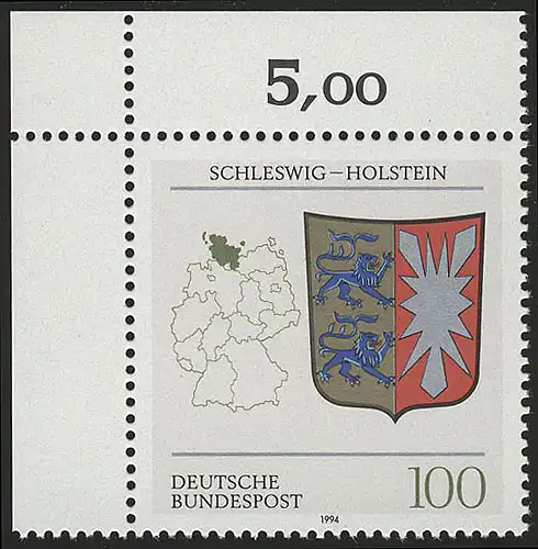1715 Schleswig-Holstein ** Coin o.l.