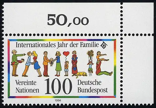 1711 Jahr der Familie ** Ecke o.r.