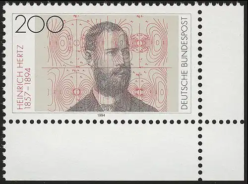 1710 Heinrich Hertz ** Coin et r.