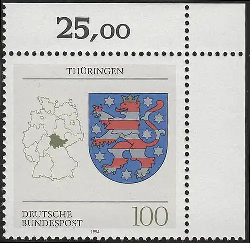 1716 Thuringe ** Coin o.r.
