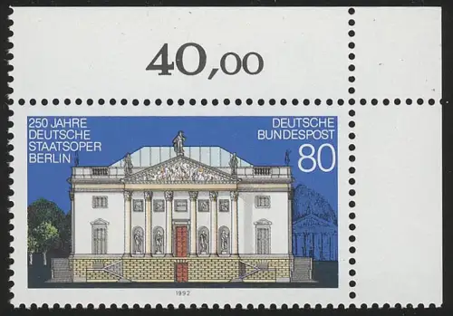 1625 Staatsoper ** Ecke o.r.