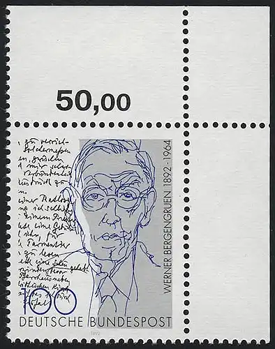 1629 Werner Bergengruen ** Coin o.r.