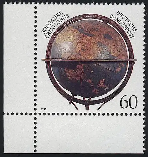 1627 Globus terrestre ** Coin et l.