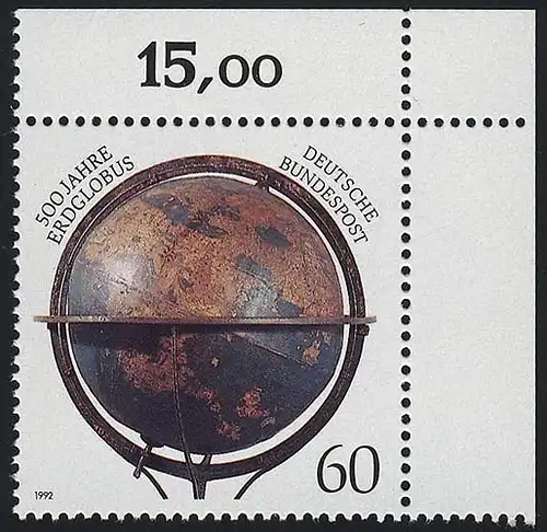 1627 Globus terrestre ** Coin o.r.