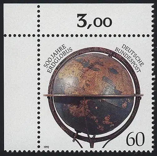 1627 Erdglobus ** Ecke o.l.