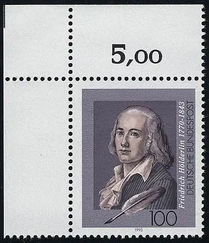 1681 Friedrich Hölderlin ** Ecke o.l.