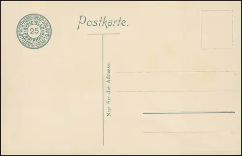 AK Bayerische Jubiléums-Landes-Exposition Nuremberg 1906 - N° 25, inutilisé