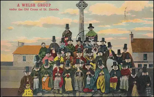 France AK Groupe gallois de costumes, GANNAT ALLIER 21.6.1914