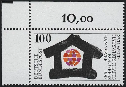 1620 Welthauswirtschaftskongress ** Ecke o.l.