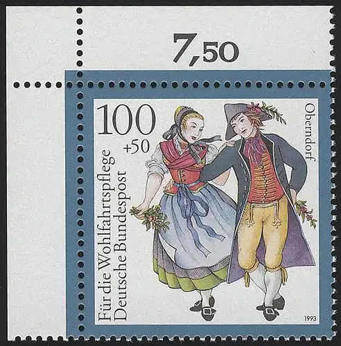 1699 Touches 100+50 Pf Oberndorf ** Coin o.l.