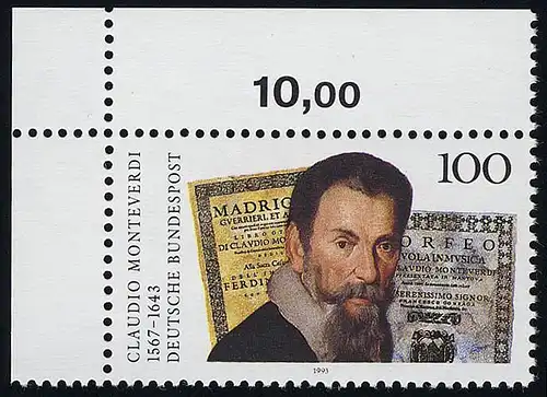 1705 Claudio Monteverdi ** Ecke o.l.