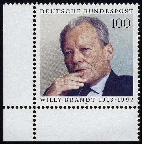 1706 Willy Brandt ** Coin et l.
